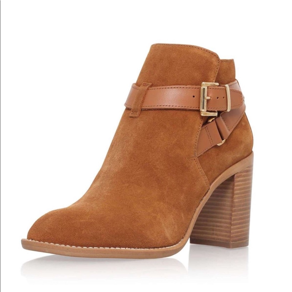 Kurt Geiger Tan High Ankle Boots size 38